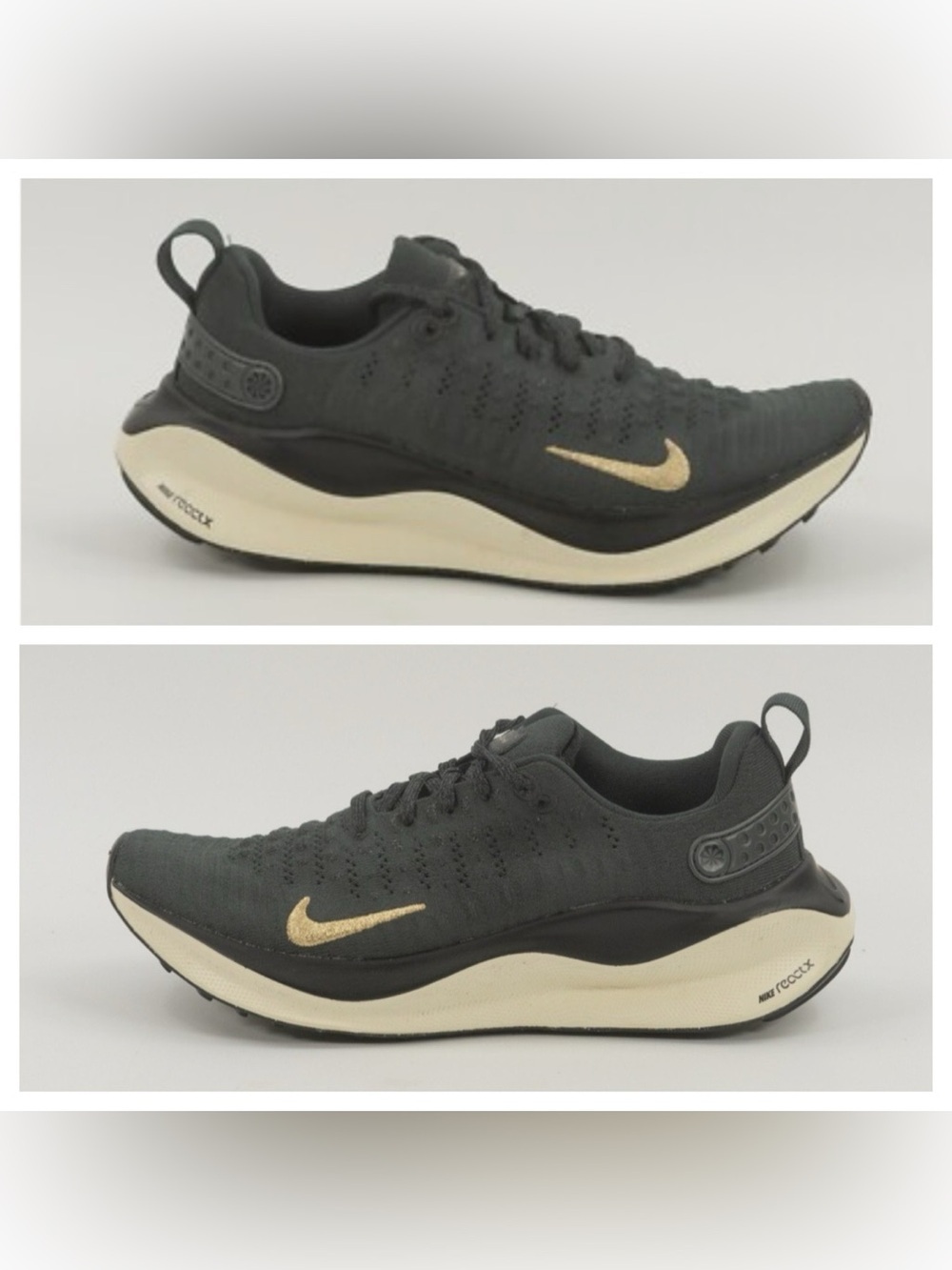Nike Women's ReactX Infinity Run 4 Dark Smoke Grey DR2670-006 Running size 6.5